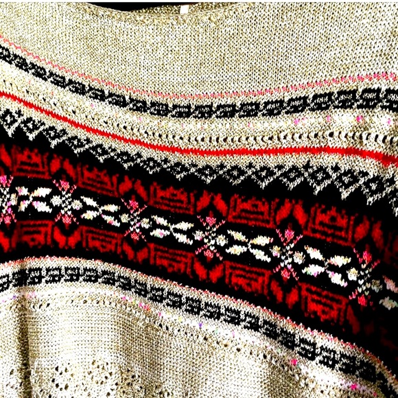 Host Pick Free People Gold Knit Sweater - Picture 7 of 7